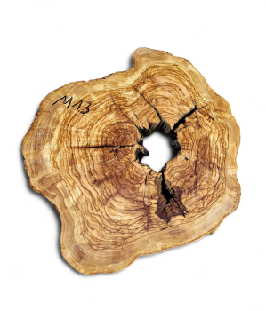Baumscheibe Olivenholz M13-5