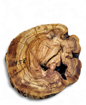 Baumscheibe Olivenholz M58-5