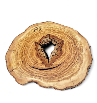 Baumscheibe Olivenholz P03-5