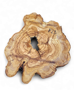 Baumscheibe Olivenholz P23-5