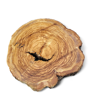Baumscheibe Olivenholz P37-5