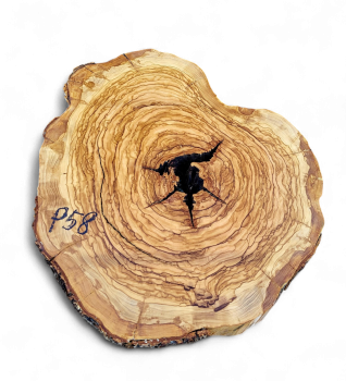 Baumscheibe Olivenholz P58-5