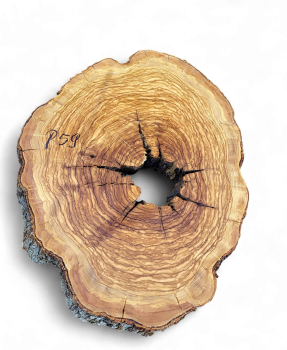 Baumscheibe Olivenholz P59-5