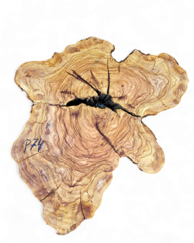 Baumscheibe Olivenholz P74-5