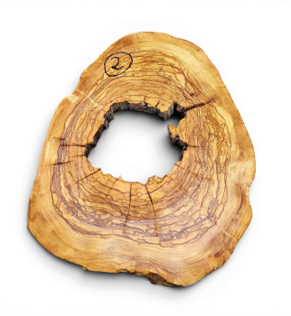 Baumscheibe Olivenholz 002-6