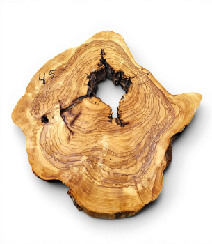 Baumscheibe Olivenholz 045-6