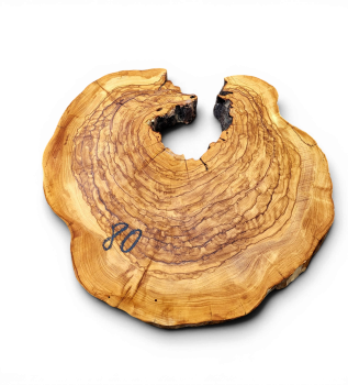 Baumscheibe Olivenholz 080-6