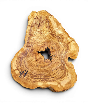 Baumscheibe Olivenholz 087-6