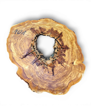 Baumscheibe Olivenholz 101-6