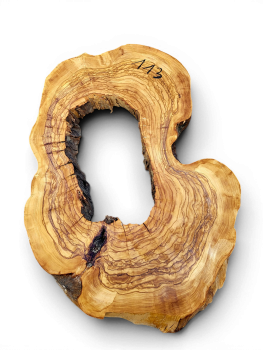 Baumscheibe Olivenholz 113-6