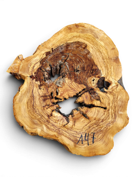 Baumscheibe Olivenholz 147-6