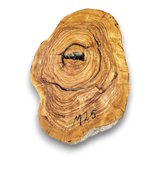 Baumscheibe Olivenholz M25